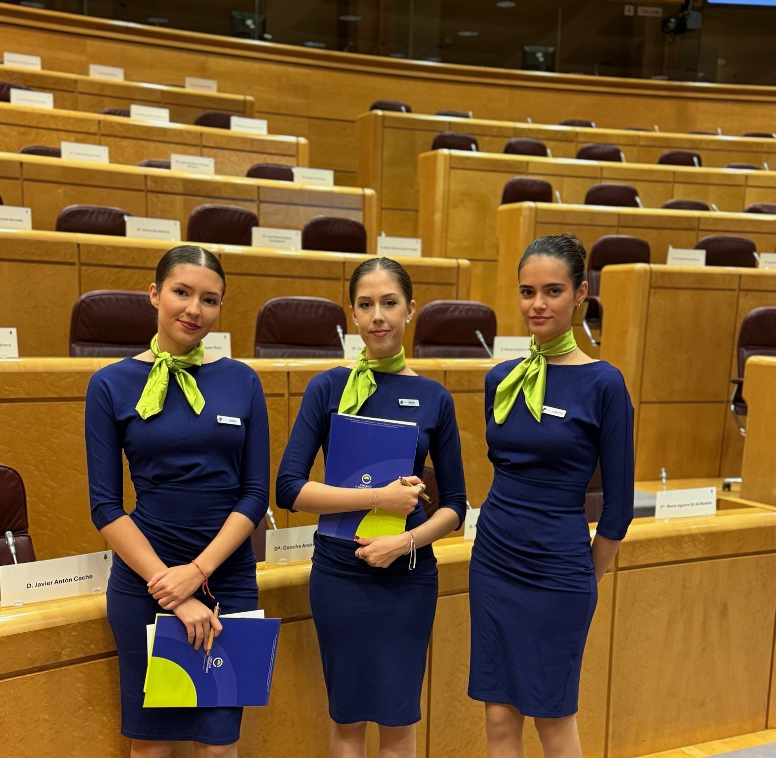 Recepción en eventos institucionales en el Senado